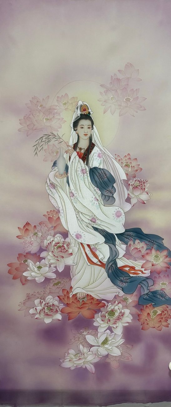 莲台观音图