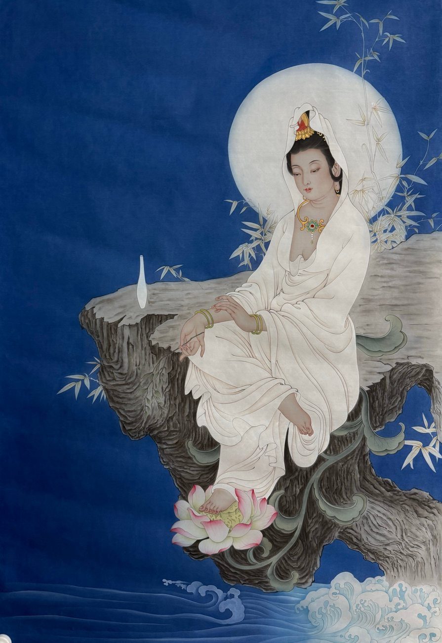 水月观音图